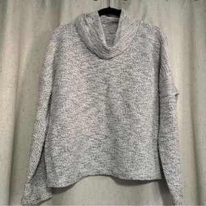 Madewell Light Gray Cowl Neck Sweater